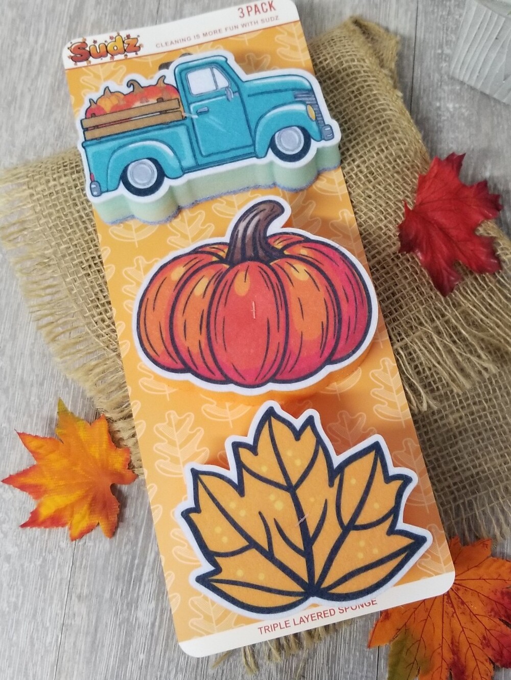 Autumn Themed Sponge Set - Picture 5 of 5